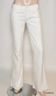 Nwt 7 for All Mankind A-POCKET Flare Leg Jeans Denim Trousers Pants *27 ~White