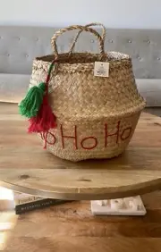 Mud Pie Holiday Collapsible Basket