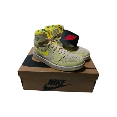 Air Jordan 1 Zoom CMFT 2 Women's 9.5 Shoes Citron Tint-Dynamic Yellow DV1305-800