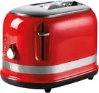 0149R Moderna 2 Slice Toaster, Defrost, Heating & Cooking Function, Red, Stai...