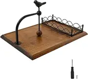 RdjEokf Serviettes Tray Wooden Organiser Tissue Dispenser Elegant Paper Napkin Dispenser, Wooden Napkin Holder for Kitchen, Dinner Table, Cocktail Bar, Tablecloth Décor