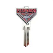 ESSENDON BOMBERS AFL 3D COLLECTORS House Key Blank - AU SELLER