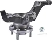 96870494 Front Right Passenger Side Steering Knuckle Assembly Replacement for Chevrolet Aveo 2004-2011, Chevrolet Aveo5 2007-2011, Pontiac G3 2009-2010# 96870494, 96870492, 94565915 412689FR