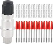 15Pcs 45 Degree Cb09 Carbide Cutting Blades with Red Caps Cutting Plotter Parts for Graphtec Vinyl Cutting Plotters