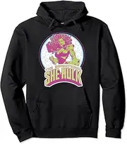 [Marvel] The Sensational She-Hulk Retro Circle Portrait Pullover Hoodie