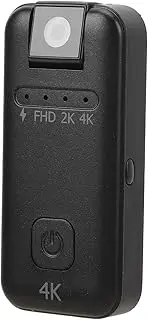 4K HD Camera, Photo Video Recording Timelapse Camera Outdoor Recorder Auto Image Correcting 180° Rotatable Lens, Support Storage Expansion