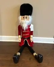 34th & Pine Posable Nutcracker New Christmas Decor 45” Tall Large Shelf Sitter