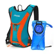 Hydration Backpack Pack with 2L Hydration Bladder - Lightweight Dark Green