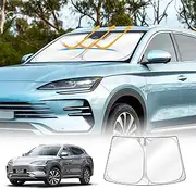 X-CAR Windscreen Sun Shade for BYD Sealion 6 SEALION6 2024-2025 Blocks UV Rays Foldable Custom Wind Screen Sun Visor Protector