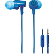 Audio Technica SonicFuel In-ear Headphones with In-line Mic ATH-CLR100iSBL