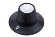 ROGAN BLACK WITCH HAT KNOB ARROW FOR VINTAGE AMPLIFIER MUSIC MAN SUNN GIBSON