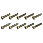 Guitar Tuners Screw Metal Guitar Tuners Tuning Peg 2.1x10mm Iron Bronze 20Pcs