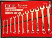 Six Point SAE Combination Extreme Torque Wrench Set 3/8" to 1" Canvas Pouch 6pt