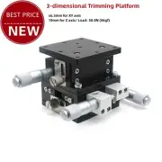 LD60-LM-2 XYZ Axis 3-dimensional Trimming Platform Manual Sliding Table tp1