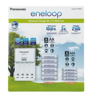 【現貨王】Panasonic Eneloop電池+充電器套組 3號AA 4號AAA 好市多 costco Pro高階充電