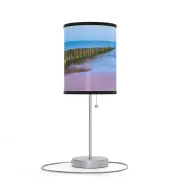 Sunset Ocean Pear Pillons Table Lamp Modern Home Decor Lighting Fixture