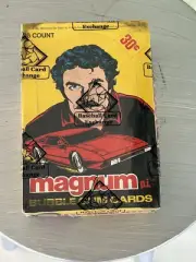 1983 Donruss Magnum P.I. Unopened Wax Box BBCE Authenticated Sealed Tom Selleck