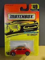 1995 MATCHBOX SUPERFAST - RED - VOLKSWAGEN BEETLE CONCEPT