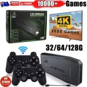 10000+ 4K HDMI TV Video Game Stick Retro Gaming Console w/ 2 Wireless ControllPB