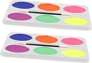 Pcs Vibrant Oil- Paint Palette Colors for Boys and Girls Halloween Parties Shows Easy Application Quick Clean-up