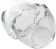 PHENOFICE Stylish Glass Eggshell Pudding Cups for Desserts Sauces Portion Control