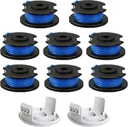 String Trimmer Replacement Spool Line, Compatible with Ryobi One+ AC14RL3A, Olt1832 Rac124, 0.065"/1.6mm Strimmer Line Replacement for Ryobi 18V 24V 40V Strimmer, Cordless Trimmer Line 11ft (10PCS)