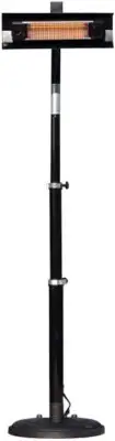 Fire Sense 02117 Telescoping Offset Pole Mounted Infrared Patio Heater Stainless