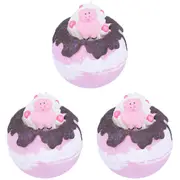 3PK Bomb Cosmetics Bath Blaster Bathtub Fizzer/Bathbomb Soap Piggy In The Middle