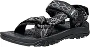 [OutPro] Sandals Men's Hiking Sandals Non-Slip Comfortable Trekking Sandals Men Sports Sandals with Open Toe Ideal for Beach and Outdoor Activities