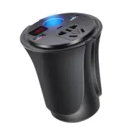 Car Inverter Converter Adapter USB Fast Charger Power Outlet Cigarette Lighter (for: Fiat)