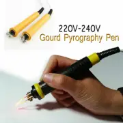 50W Gourd Pyrography Wood Burning Pen Soldering Tool Crafts Iron 220-240V