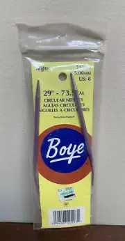 New Boye Circular Knitting Needle US 8 29 Inch By Wrights - Pink