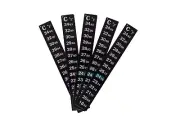Aquarium Thermometer stickers, brewing, fish tank strips x5