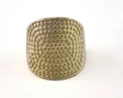 Adjustable Ring Raw brass (18.5mm 8.5US inner size) 2744