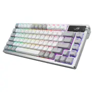 ASUS ROG AZOTH 75% Wireless Custom Gaming Keyboard (White) (Linear Switches)