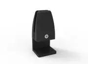RAPIDLINE SIDE MOUNT ACRYLIC SCREEN CLAMPS W33 x D44 x H92mm Black Pack of 2