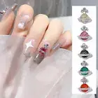 5pcs 3d Nail Decors Vibrant Color Decorative 3d Planet Style Nail Rhinestones