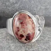 Offerings Sajen Sterling Silver One of a Kind Brecciated Jasper RIng Size 8