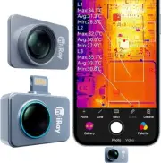 (iOS Only) InfiRay Xinfrared P2 Pro+ Thermal Camera with Magnetic Macro Lens