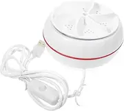 [LOORGVEL] 30W Portable Mini Washing Machine USB Clothes Washer for Underwear Socks Travel Lightweight Compact Design Deep Cleaning with Forward Reverse Rotation for Dorms