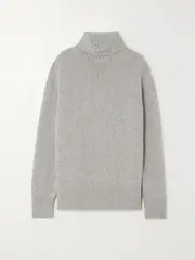 [Joseph] Joseph - Cashmere Turtleneck Sweater - Gray - large large Gray