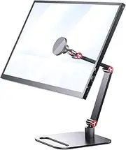 Portable Monitor Stand Magnetic Quick-Release - Foldable 10 10.1 10.5 11 11.6 12 12.5 15.6 17 17.3 18 18.5 inch Portable Monitor 75x75mm Vesa Mount Folding Travel Monitor Stand FS07A