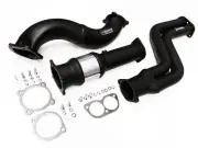 Venom Exhaust for Ford Falcon BA BF XR6 Turbo Black 4" Dump pipe, cat & Y pipe F (for: Ford)