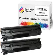 2 Pack Compatible Toner Cartridge Replacement for HP CF283X 83X (2,200 Pages) for HP Laserjet Pro MFP M201 MFP M201d MFP M201dw MFP M201n MFP M225 MFP M225dn MFP M225dw