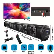 Wireless Sound Bar with Subwoofer 2000mAh TV Speaker Home Sound Systems Remote