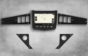 2017 Polaris RZR XP 1000 Black Dash Panel RIDE COMMAND UPGRADE POWDER COATED