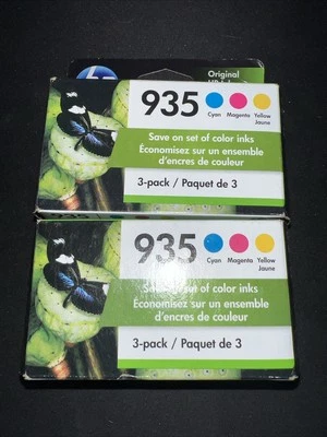 HP 935 Tri Color Ink Cartridge 3-Pack Cyan/Magenta/Yellow Exp 2022 & 2023