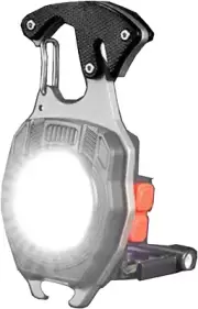 COB Keychain Work Light Flashlights 7 Light Modes 1600Lumen USB Rechargeable Cob