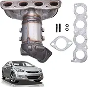 Farpida 285102E000 28510-2E390 Front Catalytic Converter Fit for 2011-2019 Hyundai Elantra, Fit for 2014-2018 Kia Forte 1.8L 2.0L, Replace 327-59662 327-50762 33363