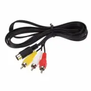 Audio Video Adaptor Lead For SEGA Mega Drive 2 3 AV Cable Console 1.8M
